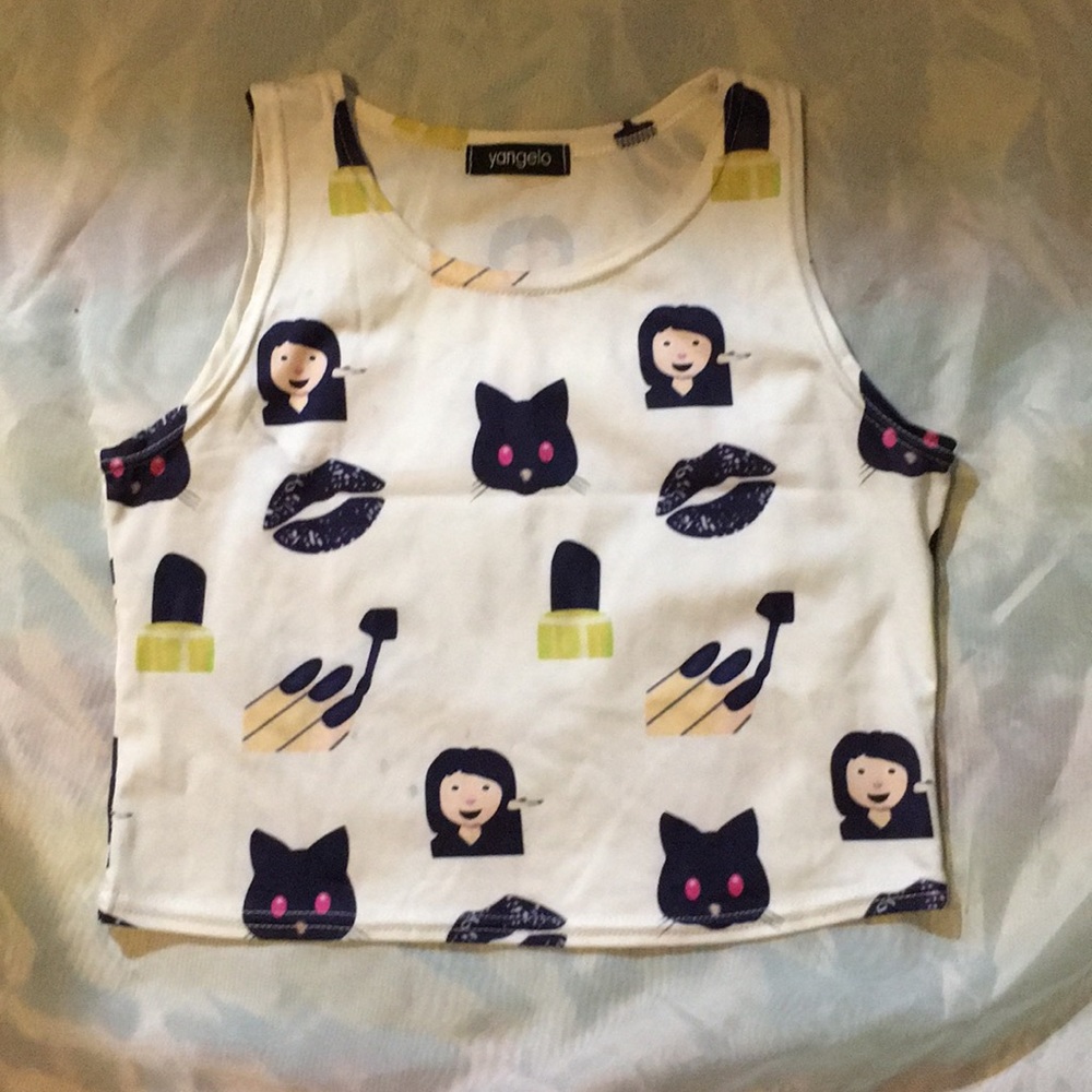 Emoji crop top